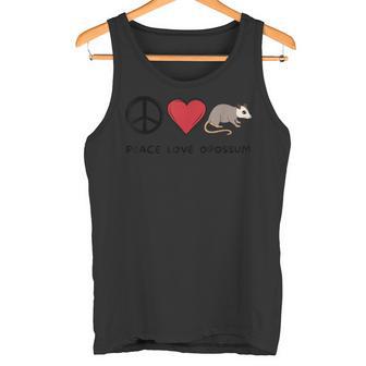 Pace Amore Opossum Retro Carino Opossum Amante Animali Amante Canotta - Novitaregali