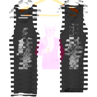 Panthèreophistiquée En Costume Rose Débardeur e - Cadeauxyz