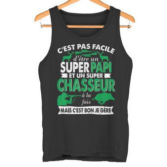 Papou Chasseur Papy Papa Fête Pères Grand-Père La Chasse Fun Débardeur e - Cadeauxyz