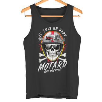 Papy Motard Qui Déchire Tête De Mort Fête Des Grands-Pères Débardeur e - Cadeauxyz