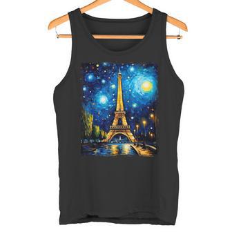 Paris Francia París Franciaan Goghintage Camiseta sin mangas - Regaloses