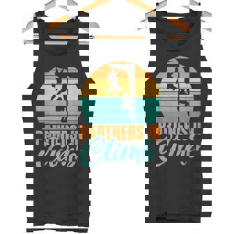 Partners In Climb Couple Relationship Tree Rock Climber Tank Top | Mazezy