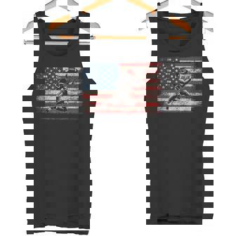 Patriotic Football US Flag Football American Football Tank Top | Mazezy