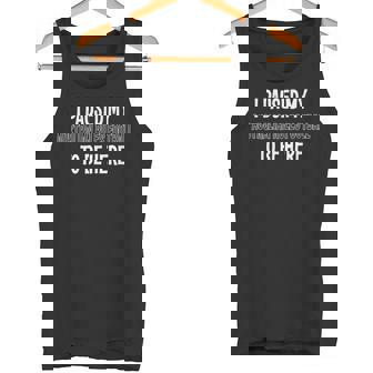 I PAUSED MY AUSTRALIAN RULES FOOTBALL TO BE HERE Tank Top | Mazezy