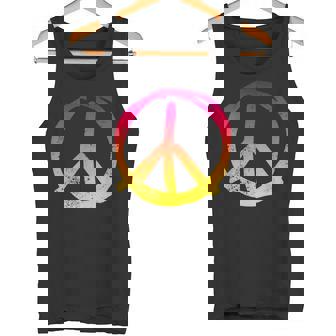 Pazímboloigno Retrointage Hippie Arco Iris Degradado Camiseta sin mangas - Regaloses