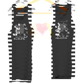 Peace Love Flute Tank Top | Mazezy