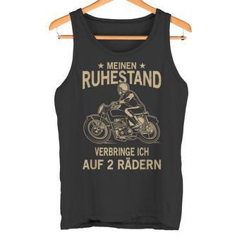 Pension Ruhestand Opa Rentner Motorrad Biker Geschenk Tank Top - Geschenkecke