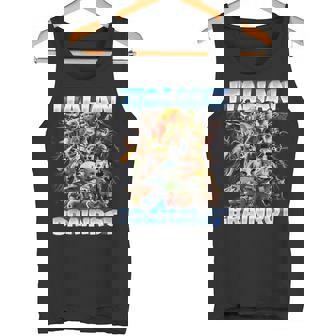 Personajes Italianos Brainrot Memes Divertidos Gen Z Camiseta sin mangas - Regaloses