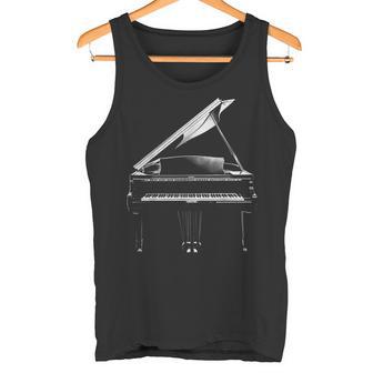 Piano À Queue Instrument De Musique Illustration Graphique Piano À Queue Débardeur e - Cadeauxyz