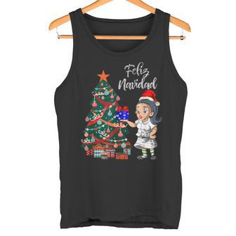 Pijamas De Navidad Con Árbol De Navidad Para Enfermera Camiseta sin mangas - Regaloses