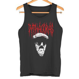Pitágoras Filósofo Heavy Death Metal Matemáticas Camiseta sin mangas - Regaloses