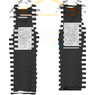 Plan Du Métro De Tokyo Japon Débardeur e - Cadeauxyz