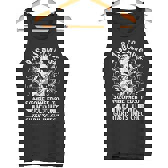 Porque Alguien Necesita Mantener A Los Guitarristas En Check Bass Camiseta sin mangas - Regaloses