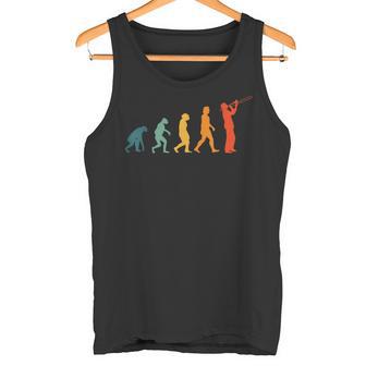 Posaune Evolution Retro Posaunenspieler Posaunist Musiker Tank Top - Seseable