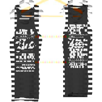 Pretty Latina & Educated Afro-Latina Hispanic Pride Tank Top | Mazezy