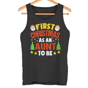 Primera Navidad Como Tía Paraer La Futura Tía De Navidad Camiseta sin mangas - Regaloses