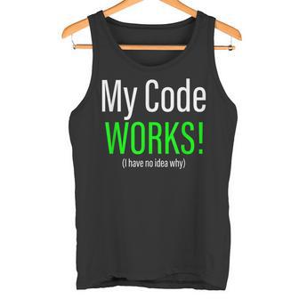 Programador De My Code Works Camiseta sin mangas - Regaloses