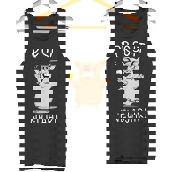 Prosit Neujahrilvester Outfitchweinektglas Party Fun Tank Top - Geschenkecke