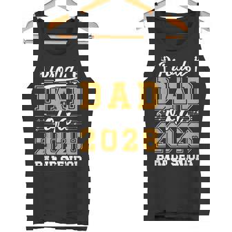 Proud Senior Band Dad 2026 Senior Marching Band Dad 2026 Tank Top | Mazezy