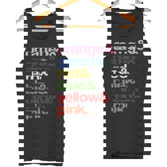 Psychology Humour Stroop Interference Colour Test Students Tank Top | Mazezy