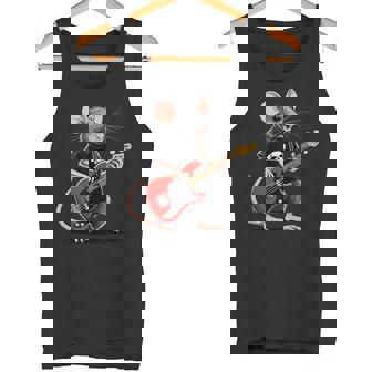 Rata Tocando Guitarra Eléctrica Guitarrista Rata Camiseta sin mangas - Regaloses