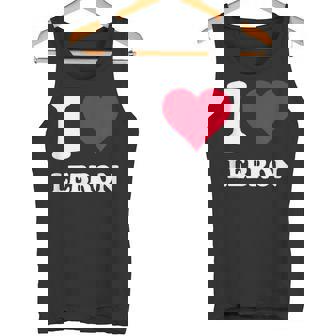 Red Heart I Love Lebron タンクトップ - Kawaiitshirt