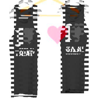 Red Heart I Love Thailand タンクトップ - Kawaiitshirt