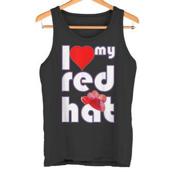 Regalo De Red Hat I Love My Red Hat Camiseta sin mangas - Regaloses