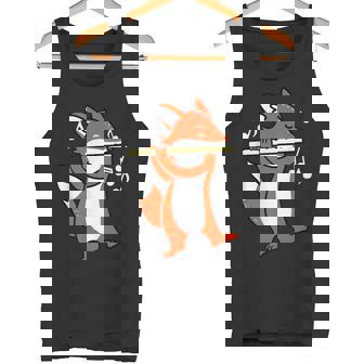 Renard Jouant De La Flûte Pour Flûtiste Débardeur e - Cadeauxyz