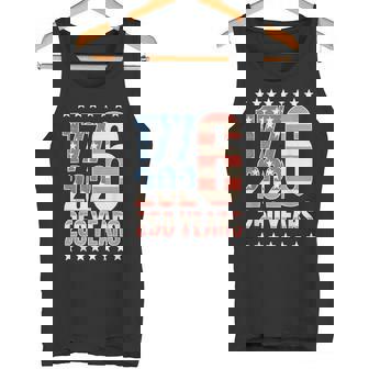 Retro American Flag Patriotic 250 Anniversary United States Tank Top | Mazezy