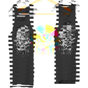 Retro Lecteur De Disquesinyles Musique Débardeur e - Cadeauxyz