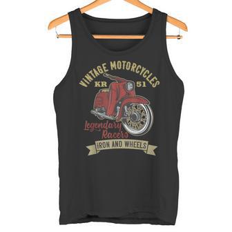Retro Moped Teile Ostblockchwalbe Fahrer Ddr Nostalgie Tank Top - Geschenkecke