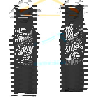 Rock Hard Caulking Service Adult Humor Tank Top | Mazezy