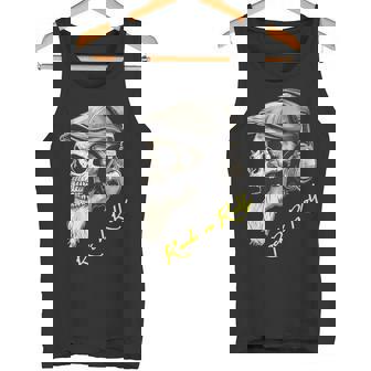 Rock N Roll Hardrockkull Musique Tête De Mort Cadeau Débardeur e - Cadeauxyz