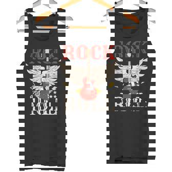 Rock And Roll Guitare Électriqueintage Cadeau Pour Amateur De Musique Débardeur e - Cadeauxyz