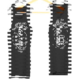 Roller Derby Beware Of Forearms Halloween Skeleton Tank Top | Mazezy