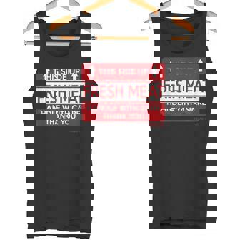 Roller Derby Fresh Meat Fragile Sticker Tank Top | Mazezy