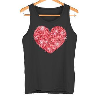 Rotes Herzalentinstag Liebe Für Damen & Herren Tank Top - Geschenkecke