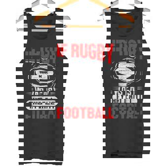 Rugby League Team Football Player Ball Sport Tank Top | Mazezy