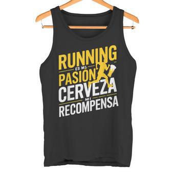Running Hombre Divertidas Cerveza Idea Regalo Divertido Camiseta sin mangas - Regaloses
