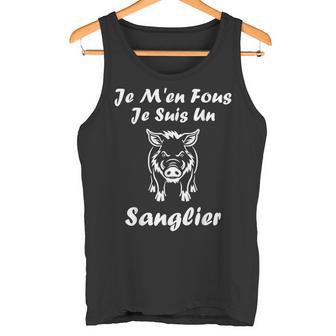 Sangliers Animaux Mignon Je M'en Fous Jeuis Unanglier Débardeur e - Cadeauxyz