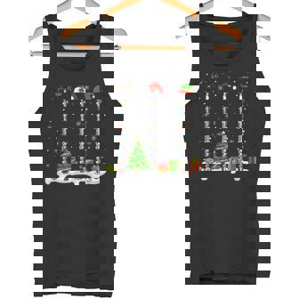 Santa Elf Reindeer Flute Christmas Light Musical Instrument Tank Top | Mazezy