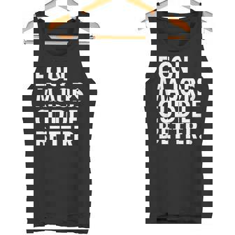 Saying Econ Major Economist Economics Shirt Tank Top | Mazezy