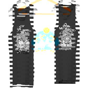 Seagull Volleyball Mine Mine Beach Bird Ocean Lovers Tank Top | Mazezy