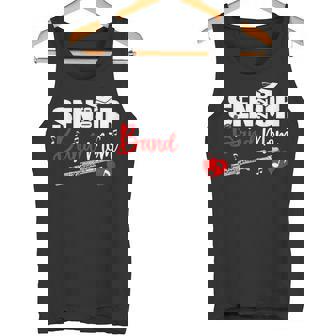 Senior Band Mom 2026 Marching Band Class Of 2026 Flute Tank Top | Mazezy