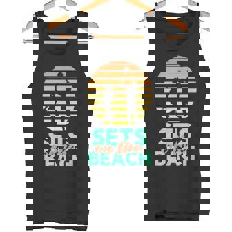 Sets On The Beach Volleyball Team Shirt Tank Top | Mazezy