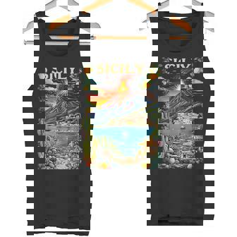 Siciliaiajes Arteintage Paisajeicilia Italiaouvenir Camiseta sin mangas - Regaloses