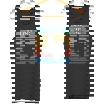 Silhouette Du Texas Débardeur e - Cadeauxyz