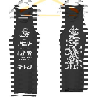 Sitar Players Saying 'Keep Calm And Play Sitar' Tank Top | Mazezy