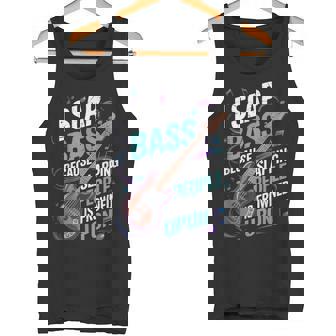 I Slap Bass Guitar Bass Player Musician Bassist Guitar Bass Tank Top | Mazezy